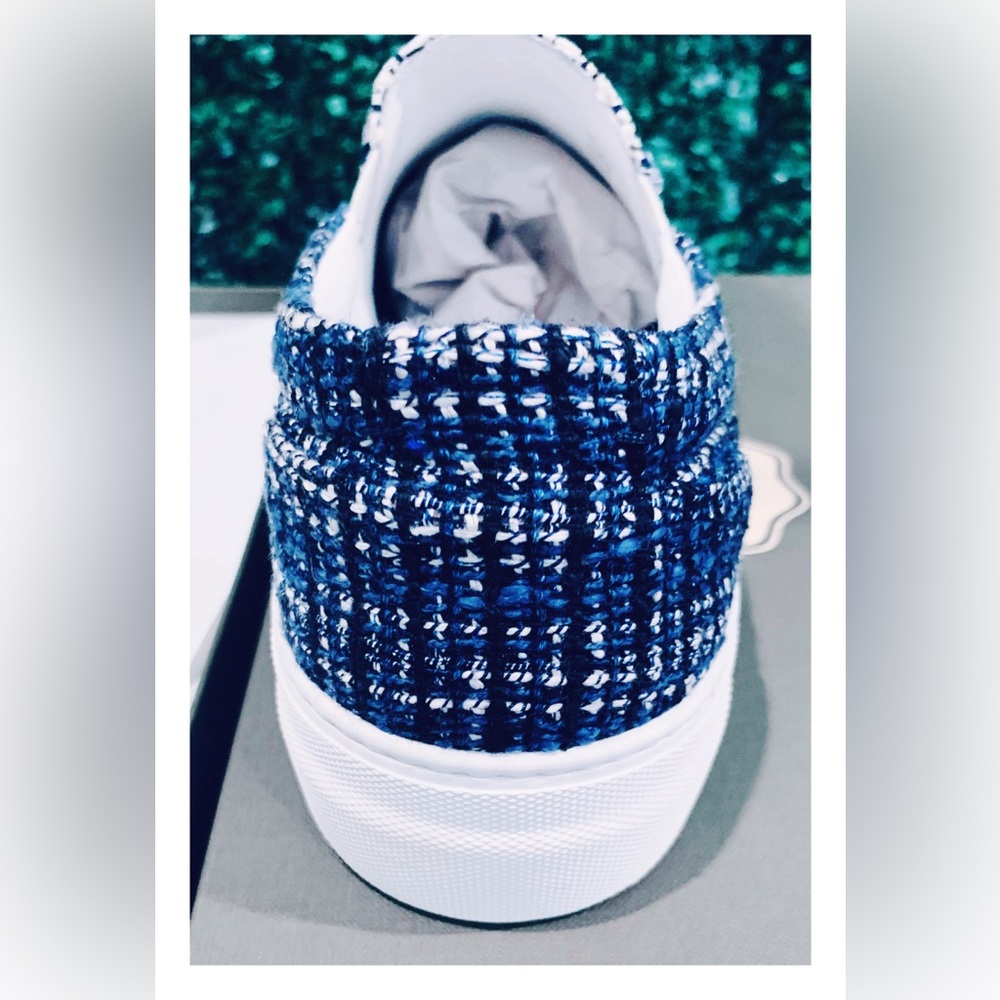 Greats Wooster x Lardini Collection Slip-On Limited Sneaker White/Blue, Size 13 - Picture 6 of 16